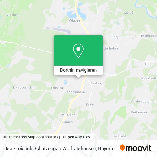 Isar-Loisach Schützengau Wolfratshausen Karte