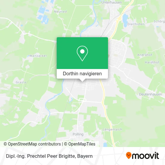 Dipl.-Ing. Prechtel Peer Brigitte Karte