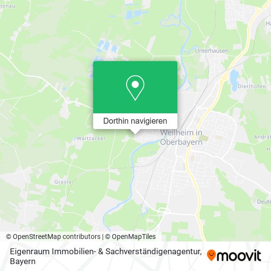 Eigenraum Immobilien- & Sachverständigenagentur Karte