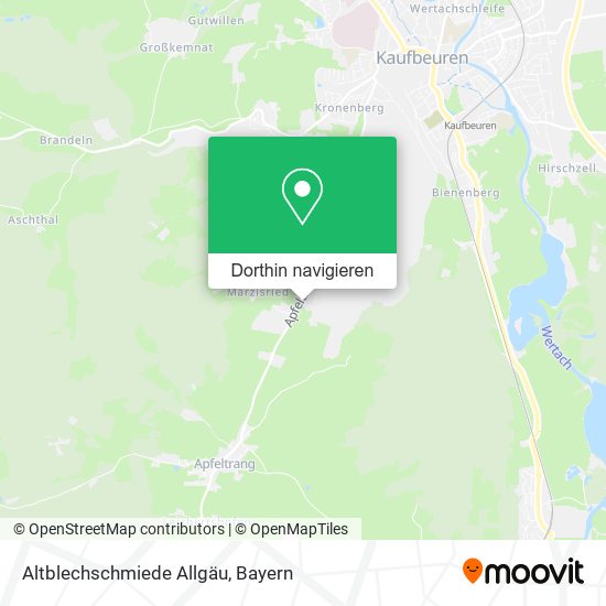 Altblechschmiede Allgäu Karte