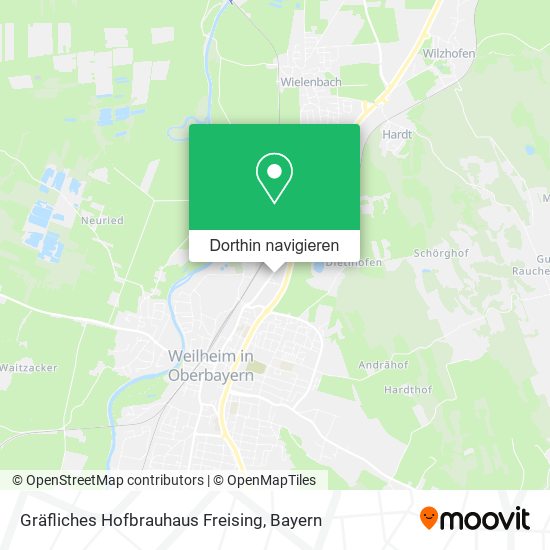 Gräfliches Hofbrauhaus Freising Karte