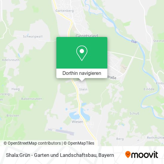 Shala:Grün - Garten und Landschaftsbau Karte