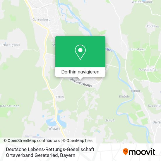 Deutsche Lebens-Rettungs-Gesellschaft Ortsverband Geretsried Karte