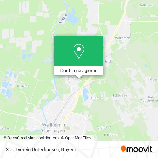 Sportverein Unterhausen Karte