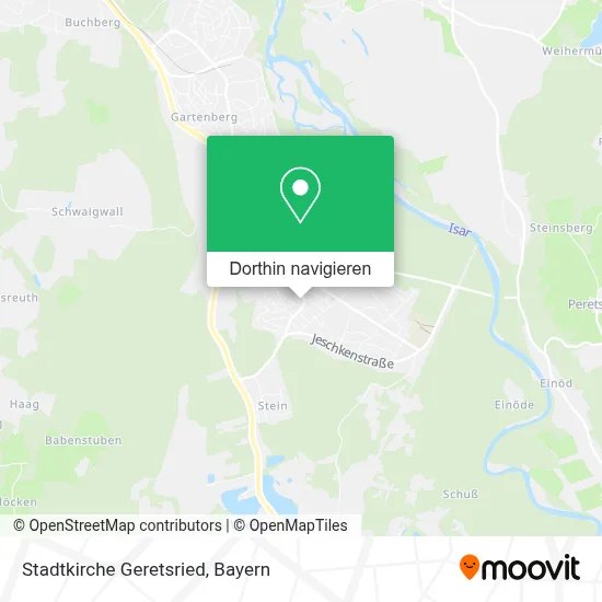 Stadtkirche Geretsried Karte