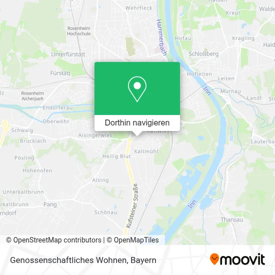Genossenschaftliches Wohnen Karte