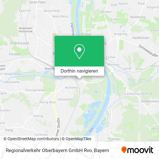 Regionalverkehr Oberbayern GmbH Rvo Karte