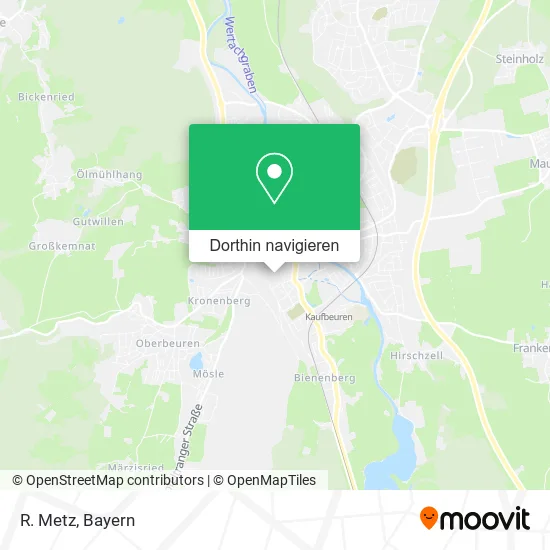 R. Metz Karte