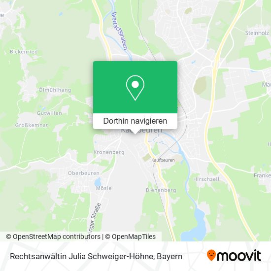 Rechtsanwältin Julia Schweiger-Höhne Karte