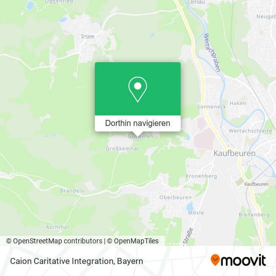 Caion Caritative Integration Karte