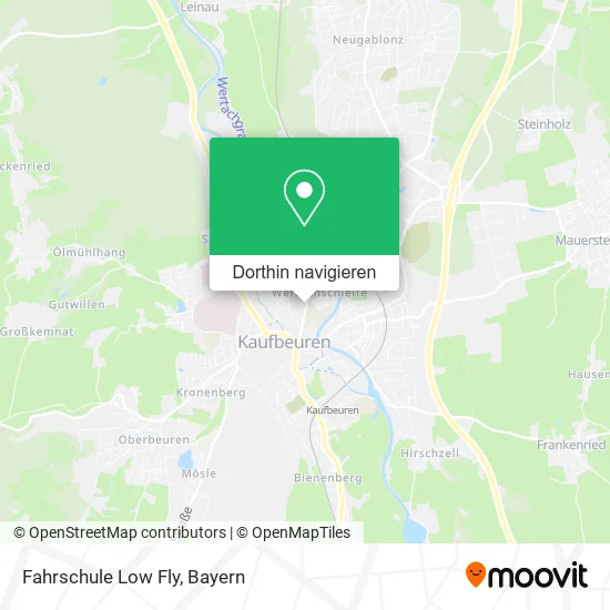 Fahrschule Low Fly Karte