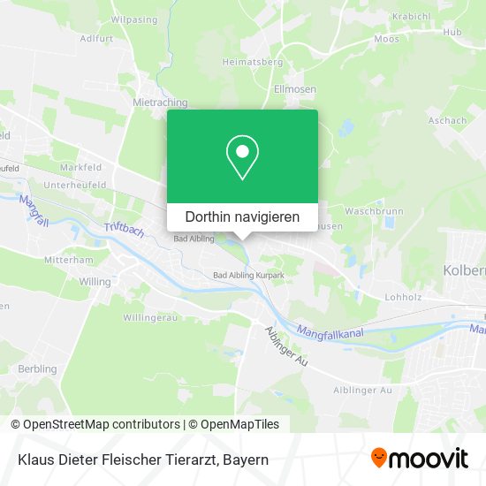 Klaus Dieter Fleischer Tierarzt Karte