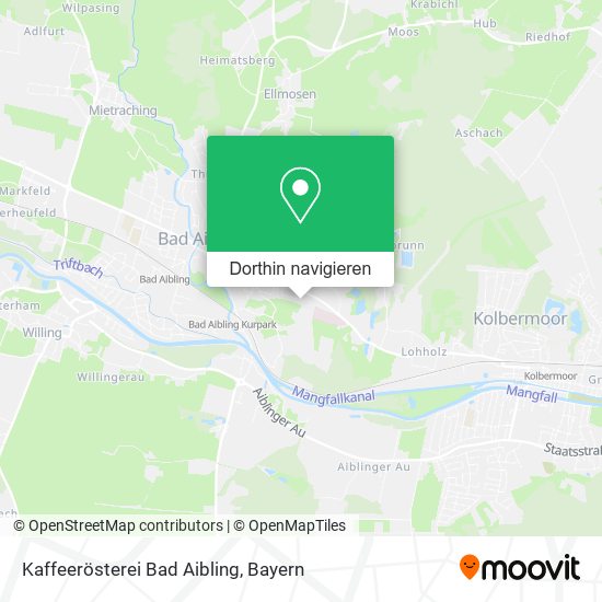 Kaffeerösterei Bad Aibling Karte