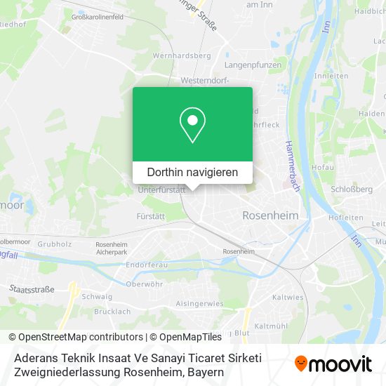 Aderans Teknik Insaat Ve Sanayi Ticaret Sirketi Zweigniederlassung Rosenheim Karte
