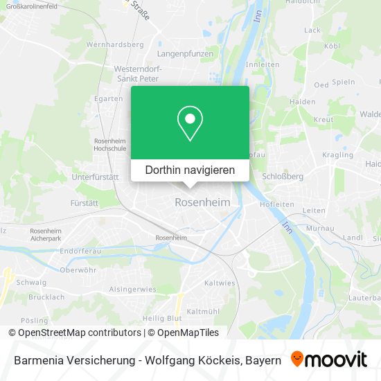 Barmenia Versicherung - Wolfgang Köckeis Karte