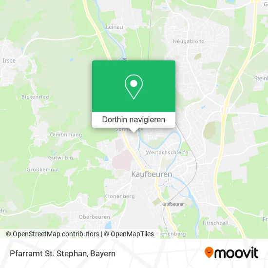 Pfarramt St. Stephan Karte