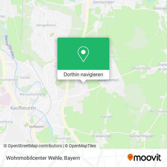 Wohnmobilcenter Wehle Karte