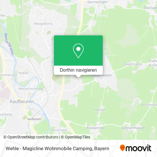 Wehle - Magicline Wohnmobile Camping Karte