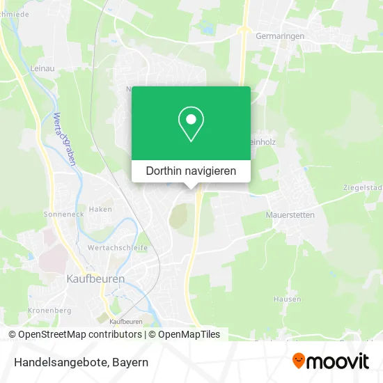 Handelsangebote Karte