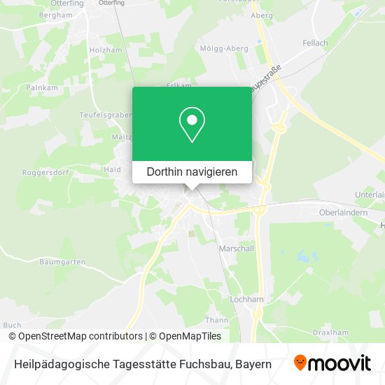 Heilpädagogische Tagesstätte Fuchsbau Karte