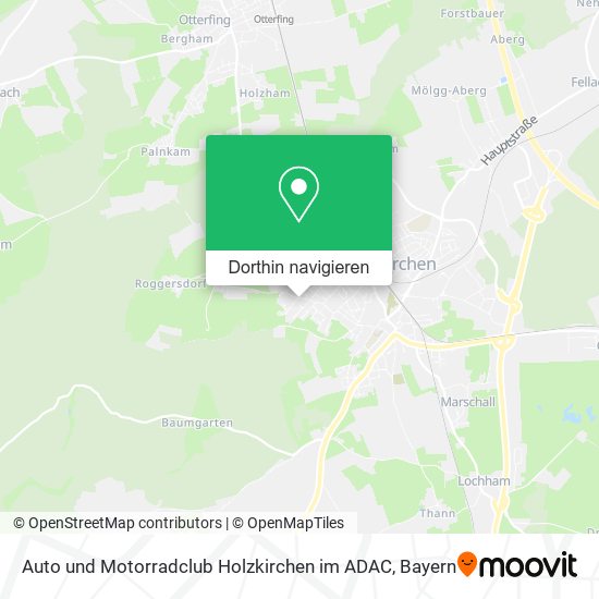 Auto und Motorradclub Holzkirchen im ADAC Karte