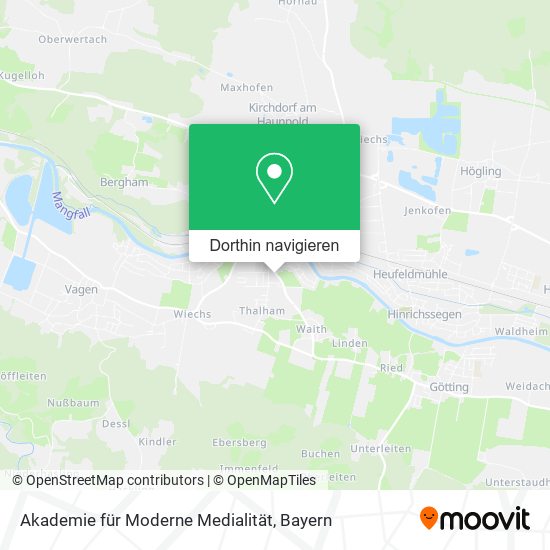 Akademie für Moderne Medialität Karte