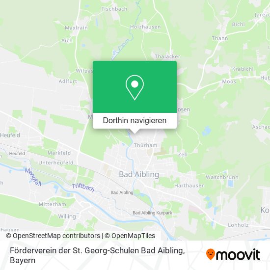Förderverein der St. Georg-Schulen Bad Aibling Karte