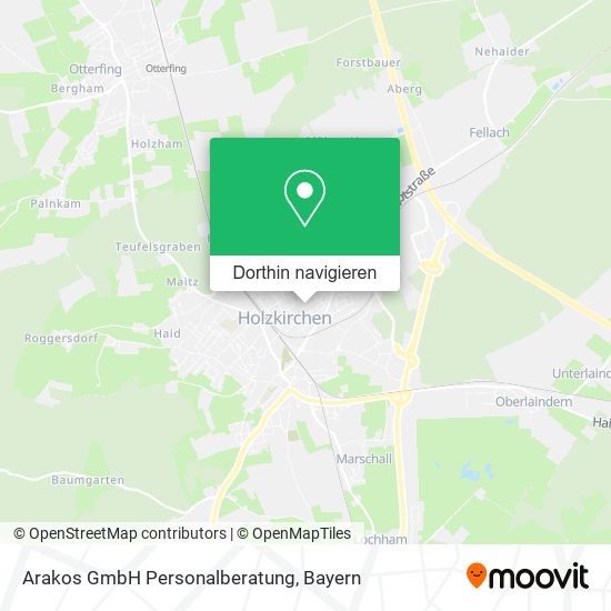 Arakos GmbH Personalberatung Karte
