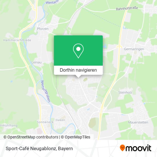 Sport-Café Neugablonz Karte