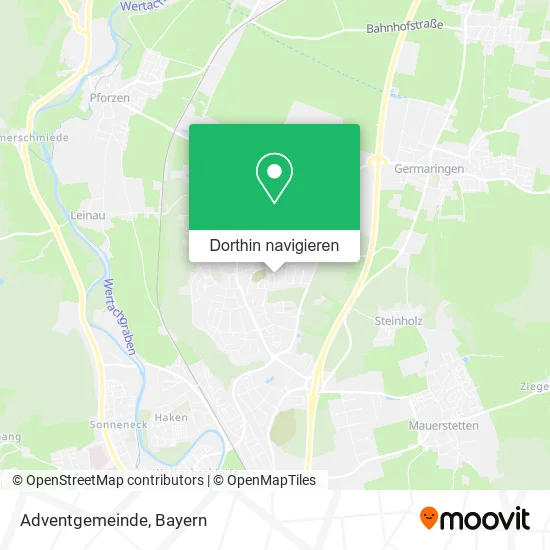 Adventgemeinde Karte