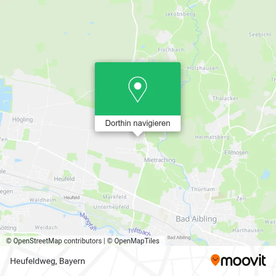 Heufeldweg Karte