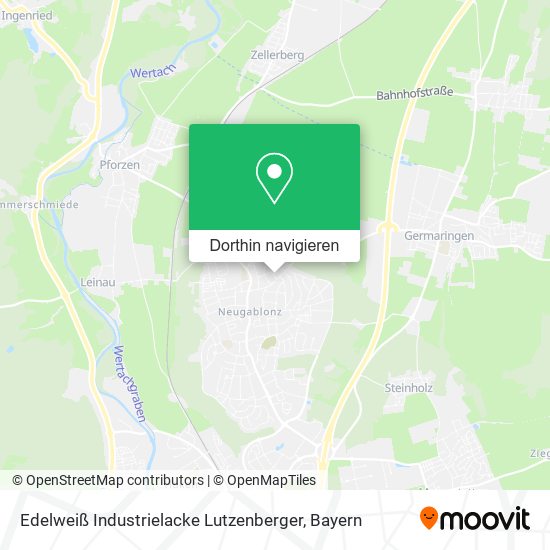 Edelweiß Industrielacke Lutzenberger Karte