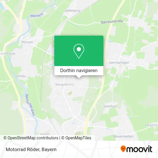 Motorrad Röder Karte