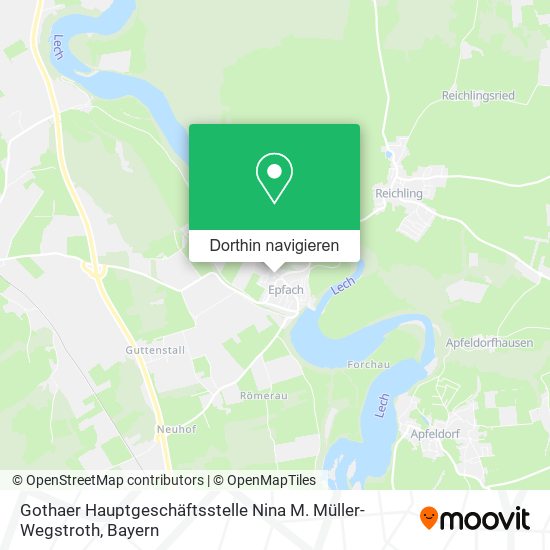 Gothaer Hauptgeschäftsstelle Nina M. Müller-Wegstroth Karte