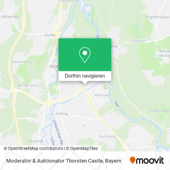 Moderator & Auktionator Thorsten Castle Karte