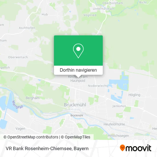 VR Bank Rosenheim-Chiemsee Karte
