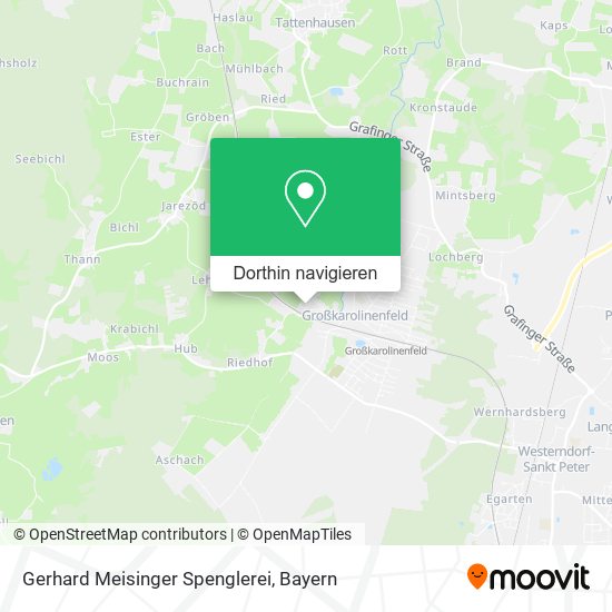 Gerhard Meisinger Spenglerei Karte