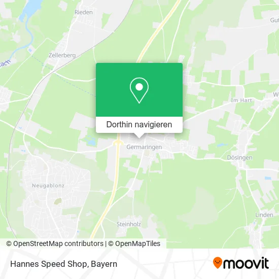 Hannes Speed Shop Karte