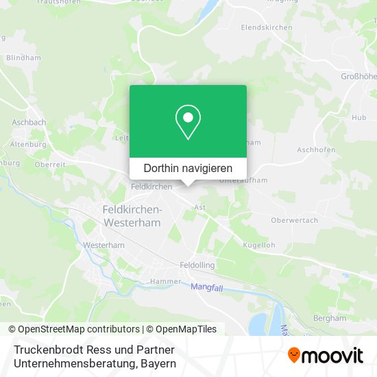 Truckenbrodt Ress und Partner Unternehmensberatung Karte