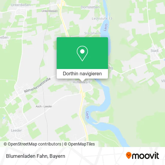 Blumenladen Fahn Karte