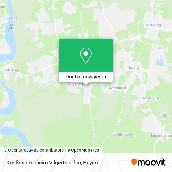 Kreißeniorenheim Vilgertshofen Karte