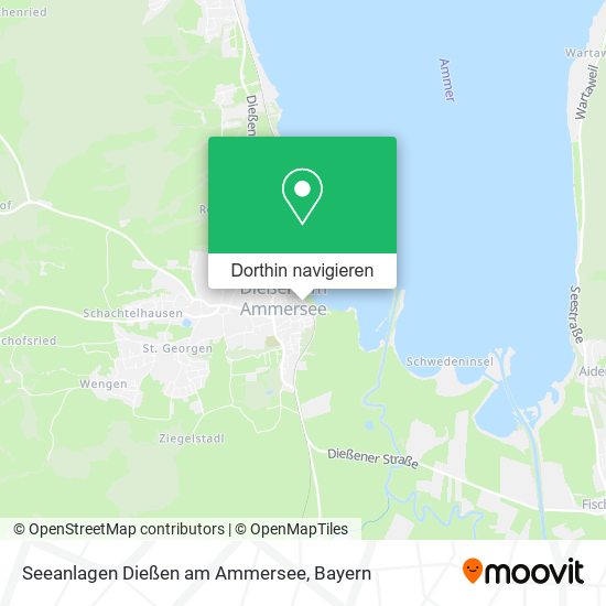 Seeanlagen Dießen am Ammersee Karte