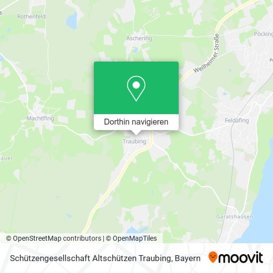Schützengesellschaft Altschützen Traubing Karte