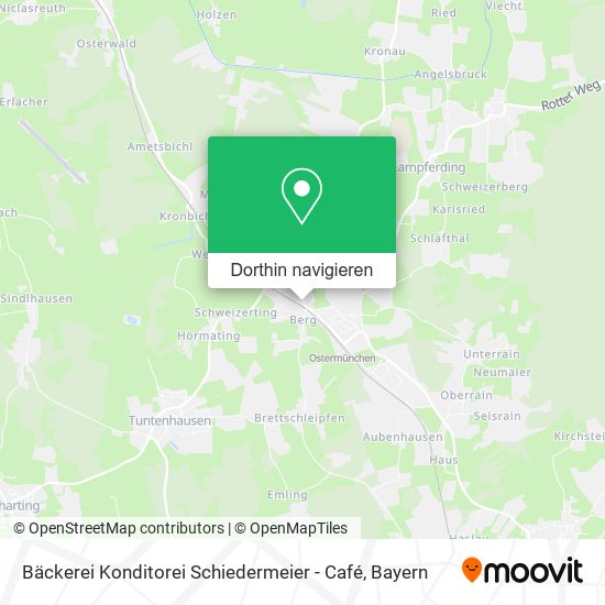 Bäckerei Konditorei Schiedermeier - Café Karte