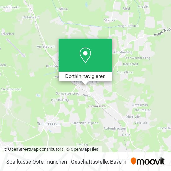 Sparkasse Ostermünchen - Geschäftsstelle Karte