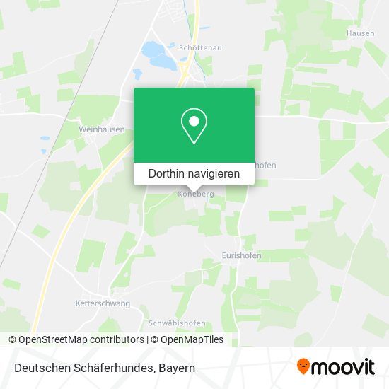 Deutschen Schäferhundes Karte