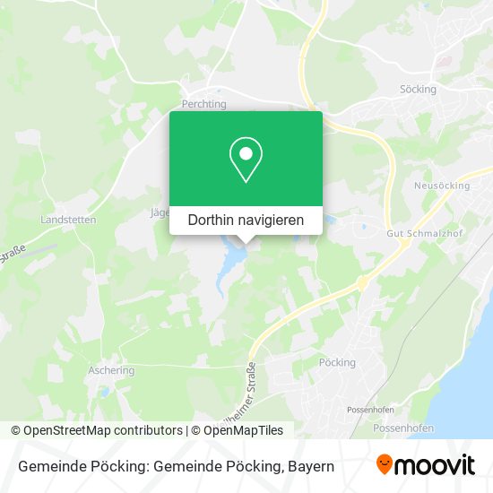 Gemeinde Pöcking: Gemeinde Pöcking Karte