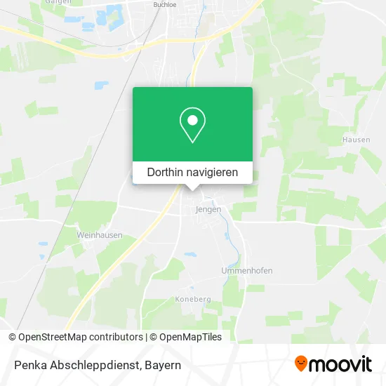 Penka Abschleppdienst Karte