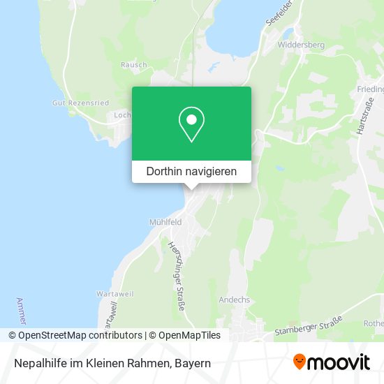 Nepalhilfe im Kleinen Rahmen Karte
