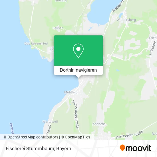 Fischerei Stummbaum Karte